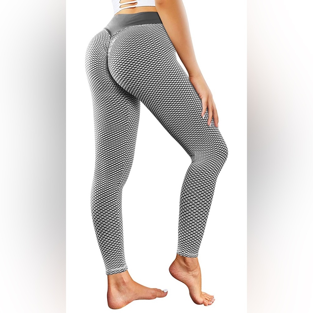 Grey TikTok leggings L